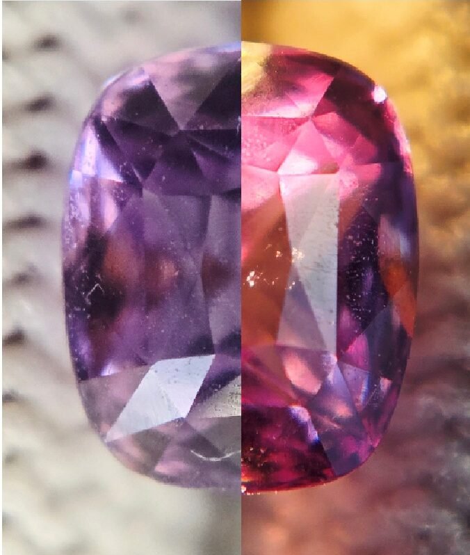 Natural Spinal Colour change 1.24 ct