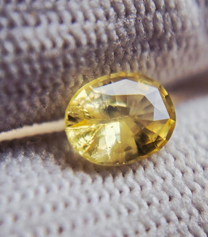 Natural Corundum Yellow Sapphire 1.55 ct