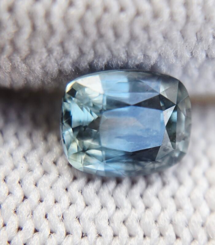 Natural Corundum Greenish Blue Sapphire 1.40 ct