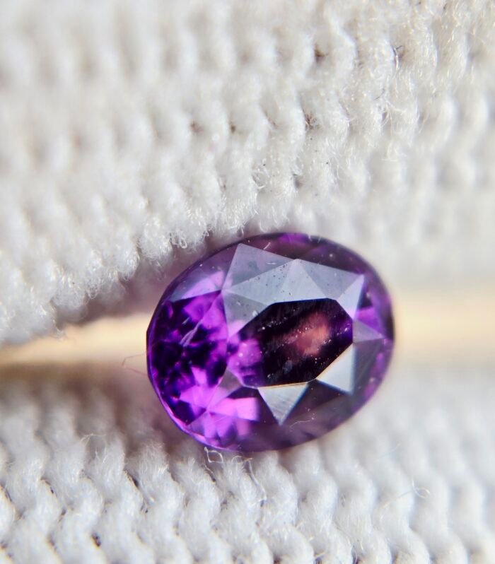 Natural Corundum Purple Sapphire 0.66 ct